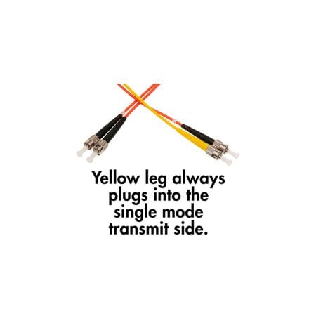 Cable Wholesale Mode Conditioning Cable ST / ST, OM1 Multimode, 62.5/125, 3 meter STST-12103